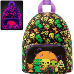 Mochila Nightmare Before Christmas Black Light Navidad