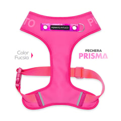 PERRITO PITUCO - PECHERA PRISMA FUCSIA TALLA M