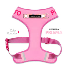 PERRITO PITUCO - PECHERA PRISMA ROSADA TALLA S