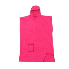 GENERICO - TOALLA PONCHO CORDANO NIÑOS 9 A 11 AÑOS TALLA S FUCSIA