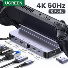 UGREEN - HUB 6 en 1 para Steam Deck / Nintendo Switch