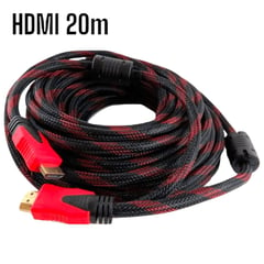 OEM - Cable HDMI-HDMI con Filtro 20m 20metros Full HD 3D V14 Enmallado