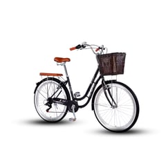 JAFI - Bicicleta de paseo Lavender 26 Negro