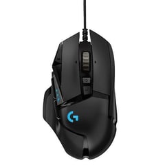 LOGITECH - MOUSE G502 HERO 16000 DPI RGB BLACK