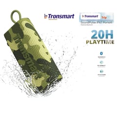 TRONSMART - Parlante Bluetooth Trip - Camuflaje IPX7- 20hrs musica