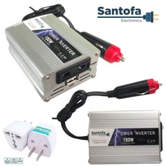 SANTOFA ELECTRONICS - Inversor De Corriente Para Auto De 12v A 220v Usb 150w Santofa