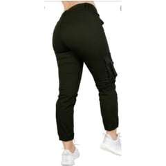 GENERICO - Pantalón jogger cargo mujer