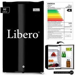 LIBERO - Frigobar LFB-101N-Negro