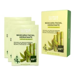 GENERICO - Mascarilla Facial Hidratante de Bambú Caja de 10 und