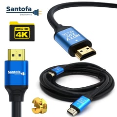 SANTOFA ELECTRONICS - Cable HDMI 2.0 1.5 Metros SANTOFA Ultra HD 3D 4K 60hz 2160P PVC