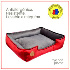 GENERICO - CAMA PARA PERROS 70X60CM TALLA L ANTIALÉRGICA Y LAVABLE