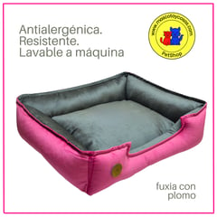 GENERICO - CAMA PARA PERROS 60X50CM TALLA M ANTIALÉRGICA Y LAVABLE