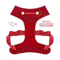 PERRITO PITUCO - PECHERA SPARKS ROJA TALLA M