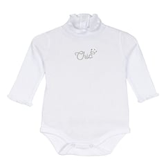 BABY CLUB CHIC - Body Cafarena Blanco Bebe Niña