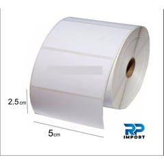 RP POS - Rollos 1000unds etiquetas adhesivas térmica 50x25mm