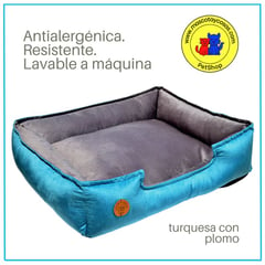 GENERICO - CAMA PARA PERROS 60X50CM TALLA M ANTIALÉRGICA Y LAVABLE