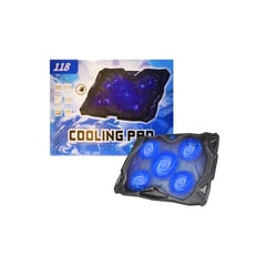 OEM - Cooler para Laptop y Notebook con 5 Ventiladores