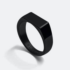 GENERICO - Anillo de Acero Elegatto Hombre Signet