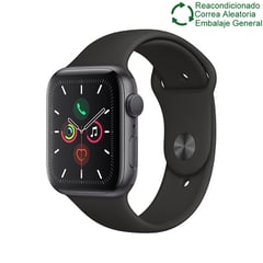 APPLE - Watch series 4 (44mm,GPS)-Negro reacondicionado(NO NUEVO)