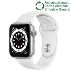 APPLE - Watch series 6 A2294(44mm,GPS)-Plata reacondicionado(NO NUEVO)