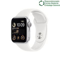 APPLE - Watch Se 2020 A2353(40mm,GPS)-Plata Reacondicionado(NO NUEVO)