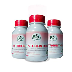 BIONUTREC - Pack 03 Astaxanthina de 8 mg - Frasco x 80 cápsulas -