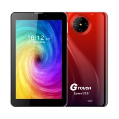 GTOUCH - Tablet SPEED 2021, 7", Android 10 Go, 4G LTE, 32GB, Ram 2GB - Color Neon Red