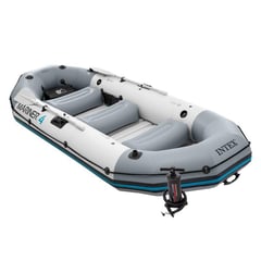 INTEX - Bote Inflable Mariner 4 para Rios Fuertes