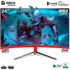 TEROS - Monitor Gaming TE-3132 Curvo 24 FHD VA 165hz 2ms freesync