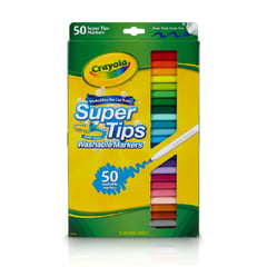 CRAYOLA - Marcadores Lavables Super Tips X 50