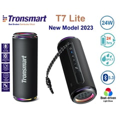 TRONSMART - Parlante Bluetooth T7 Lite -Negro IPX7- 24hr musica- 24 Watt