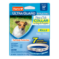 HARTZ - Collar Antipulgas Perros Ultraguard Reflective +7meses