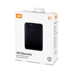 WESTERN DIGITAL - DISCO EXTERNO 2 TB ELEMENTS