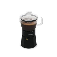 LA CAFETIERE - Cafetera Italiana Verona BLACK vidrio espresso X 240ml