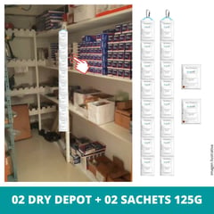 DRYLIFE - PACK DEPOT DESHUMEDECEDOR PARA PEQUEÑOS DEPOSITOS