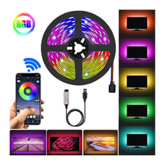 Tira Cinta Led Rgb 5050 3 Metros / Bluetooth Para Smart Tv, Con App