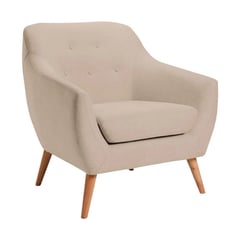 MAVISAC - Sillon Checkov Color Beige - Tela