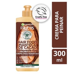 GARNIER - Crema para Peinar Fructis Hair Food Manteca de Cacao