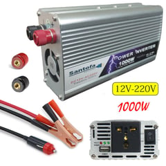 GENERICO - Inversor de Corriente de 12v a 220v Usb 1000w SANTOFA cargador