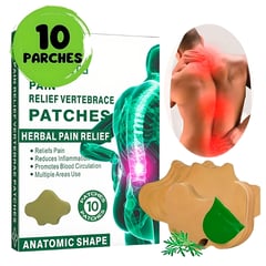 GENERICO - Parches Dolor Lumbar/ Vertebra Alivio Inmediato 10 Parches