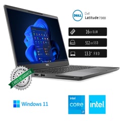 DELL - Laptop Latitude 7300 Intel Ci7 8va Gen 16GB RAM 512GB SSD Reacondicionado 1 año garantía