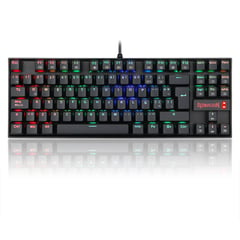 REDRAGON - Teclado Mecánico Gamer KUMARA K552 RGB SP Blue switch