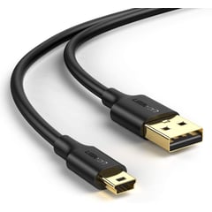 UGREEN - Cable Mini Usb 2.0 Compatibilidad Universal Mp4 Pc 3m Gps - ORO