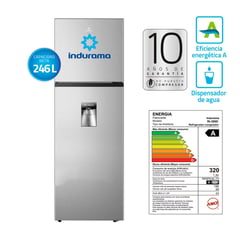 INDURAMA - REFRIGERADORA 246L RI-389D NO FROST CROMA