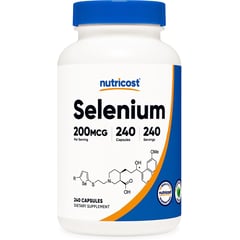 NUTRICOST - Selenio Selenium 200 mcg 240 capsulas