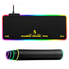 IMPORTADO - Mouse Pad Base Escritorio Gamer Con Luces RGB 30x80 Alta Calidad