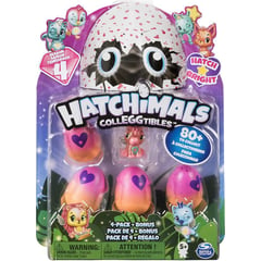 HATCHIMALS - CollEGGtibles 4 Pack + Bonus - Multicolor