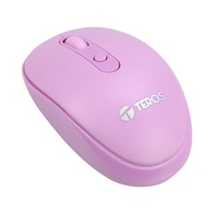 TEROS - Mouse Inalámbrico color Purpura 1600 dpi receptor USB TE5075R
