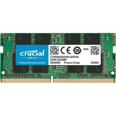 CRUCIAL - Memoria Ram Crucial 16GB DDR4 SODIMM 3200 Mhz CL22 CT16G4SFRA32A