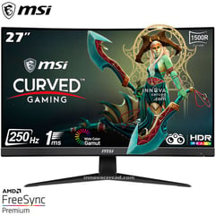 MSI - Monitor Gaming G27C4X 27 FHD Curvo 1500R 250HZ 1MS HDR.